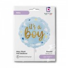 IT'S A BOY ΜΕΤΑΛΛΙΚΟ ΜΠΑΛΟΝΙ 46 CM.